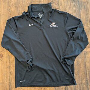 Elon University Phoenix Nike Drifit Longsleeve Polo, L